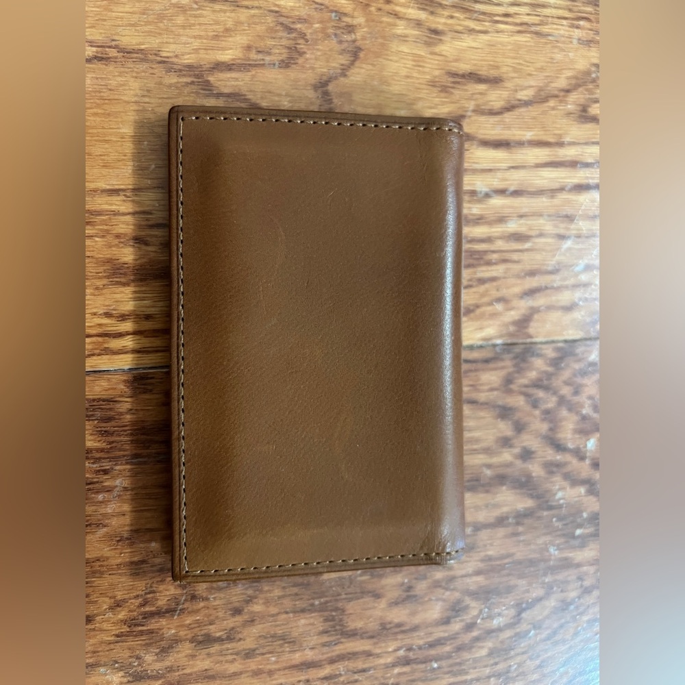 Vintage Coach Leather Card Holder Wallet